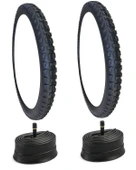 24 Jant Bisiklet Ön - Arka İç ve Dış Lastik Seti (24X 1.95) Ekonomik Seri - 1
