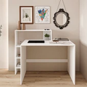 Amber Çalışma Masası – Raflı, Modern Bilgisayar Masası - 1