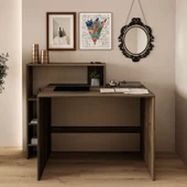 Amber Çalışma Masası – Raflı, Modern Bilgisayar Masası - 1