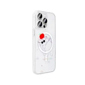 Apple iPhone 14 Pro Kılıf M-Safe Şarj Özellikli Şeffaf Zore Folk Sert Kapak thumbnail 3