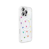 Apple iPhone 16 Pro Kılıf M-Safe Şarj Özellikli Şeffaf Zore Folk Sert Kapak thumbnail 5