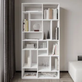 Nicola Kitaplık – 18 Raflı, Modern Kütüphane - 1