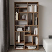 Nicola Kitaplık – 18 Raflı, Modern Kütüphane - 1