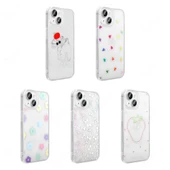 Apple iPhone 13 Kılıf Şeffaf Figürlü Zore Folk Sert Kapak thumbnail 12