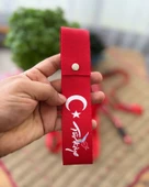 Türkiye Tasarımlı, Kırmızı Renk Yüksek Kalite Tampon & Çeki ipi thumbnail 1