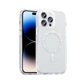 Apple iPhone 14 Pro Max Kılıf Taşlı Tasarım M-safe Şarj Özellikli Zore Koment Silikon Kapak thumbnail 1