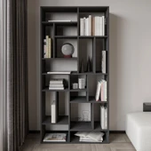 Nicola Kitaplık – 18 Raflı, Modern Kütüphane - 1