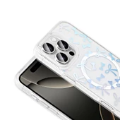 Apple iPhone 16 Pro Kılıf M-Safe Şarj Özellikli Şeffaf Zore Folk Sert Kapak thumbnail 11