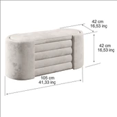 Rosita Sandıklı Bench – Şıklık ve Pratikliğin Mükemmel Uyumu, Modern Puf - 6