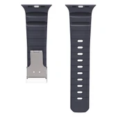 Apple Watch 42mm Zore KRD-145 Metal Tokalı Silikon Kordon - 6