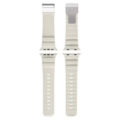 Apple Watch 44mm Zore KRD-145 Metal Tokalı Silikon Kordon - 4