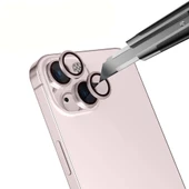 Apple iPhone 15 Zore Mikro Kamera Lens Koruyucu - 4