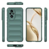 Honor 200 Kılıf Esnek TPU Oyuklu Arka Yüzey Tasarımlı Zore Etnik Silikon Kapak - 5