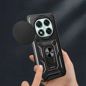 Xiaomi Poco X7 Kılıf Magnetik Standlı Kamera Korumalı Zore Sürgülü Vega Kapak - 2