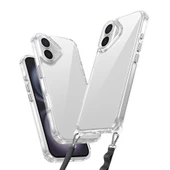 Apple iPhone 16 Plus Kılıf Airbagli Takılabilir Askı Aparatlı Zore Snap Silikon Kapak thumbnail 1