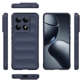 Xiaomi 14T Pro Kılıf Esnek TPU Oyuklu Arka Yüzey Tasarımlı Zore Etnik Silikon Kapak - 5