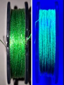 Eagenset Hazır Çapari Kombini Boru Sim Ultraviyole Uv Neon Açık Yeşil Makarada thumbnail 4