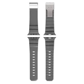 Apple Watch 42mm Zore KRD-145 Metal Tokalı Silikon Kordon - 3