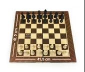 Star Antik Ceviz Tavla ve Satranç Takımı - 3