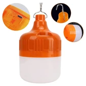 Ayt Ledx LN-OR100G 50 Watt Type-c Şarjlı Taşınabilir Asma Kancalı Kamp Çadır Lambası Led Aydınlatma 1200mAh 3 Modlu - 1