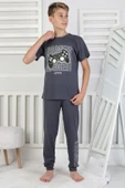 Gamer Console Desenli Kısa Kollu Erkek Çocuk Pijama Takımı thumbnail 7