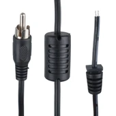 Ayt Yerli Üretim 1.2 Metre Tos Rca Konnektörlü Uydu Santralleri İçin Yedek Adaptör Kablosu - 2