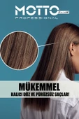 Motto Plus Professional 4'Lü Brezilya Fönü Şampuan Keratin Saç Düzleştirici Botox Bakım Seti (KERATİN-ŞAMPUAN-MASKE-SERUM) - 4