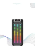 1852 Taşınabilir Rgb Ledli Bluetooth Hoparlör Usb-tf Siyah - 4