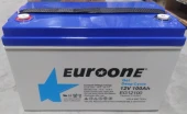 Ayt Euroone EG12100 12 Volt 100 Amper Deep Cycle Jel Akü Yeni Tarihli Taze Akü - 1