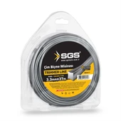 SGS TIRPAN MİSİNASI 3.3 MM 37 MT KARE (GRİ) - 1