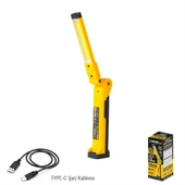 SGS ŞARJLI LED FENER 800 LÜMEN KATLANIR 3.7 VOLT/ 2000 mAh - 1