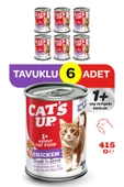 Cats Up Yaş Yetişkin Kedi Maması Tavuklu 415gr 6Lı thumbnail 1