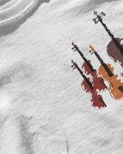 Erkek Beyaz Relaxed Fit %100 Pamuk Tişört – Keman & Klasik Müzik Baskılı thumbnail 3