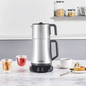 Royaltea Elegant 1776H Parlak Inox Çay Makinesi - 1