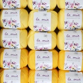 La Mia Mercerized Cotton Kehribar Seti - 4