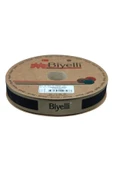 Biye Deri Katlı 751 Siyah 2 cm 25 Metre %100 Polyester - 1