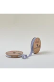 Biye Kalın Çizgili Katlı F10 indigo 2 cm 25 Metre %65 Koton %35 Polyester - 1
