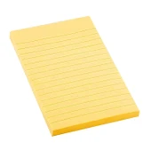 Not Yaz 100x150 100 Yaprak Yapışkanlı Çizgili Not Kağıdı Sarı (YNK-1490) thumbnail 2