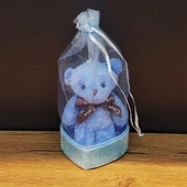 Mavi Hediyelik Kese İçinde Ayıcık thumbnail 1