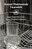 4 Adet Premium Cam Bardak Cam Pipet Hediyeli– Soğuk Kahve, Limonata ve Soda Sunumlar 500 ml - 6
