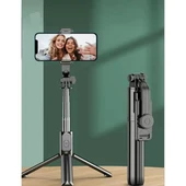 Kablosuz Uzaktan Kumandalı Tripod Selfie Çubuğu thumbnail 3