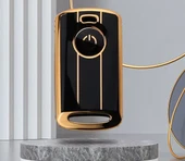 Yamaha Yeni Kasa 2021-22-23 Model Xmax 250 400 Tech Max Tricity Anahtar Kılıfı Siyah-Gold thumbnail 1