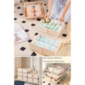 Piev Çok Amaçlı Bölmeli İç Çamaşırı Çorap Bebek Kıyafeti Çekmeceli Düzenleyici Organizer thumbnail 1