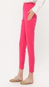 Step Paçası Manşetli Beli Lastikli Pantolon - (38-46) - 71125 - Fuşya thumbnail 3