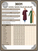 Hira Balon Kol Midi Boy Sade Basic Sweatshirt - 03031-1.100 - Çağla Yeşili thumbnail 6