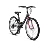 ÜMİT 2600 COLORADO KADIN DAĞ BİSİKLETİ V 26 JANT 21 VİTES SİYAH PEMBE thumbnail 2