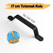 Mat Siyah Renk Metal El Tutamagı Çekme Kolu Kapı Tutma Kulbu 17 cm Kulp Kapı Tutamağı Kulpu thumbnail 3