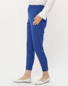 Step Paçası Manşetli Beli Lastikli Pantolon - (38-46) - 71125 - Saks thumbnail 3