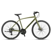 MOSSO LEGARDA-PRO-X24-MDM ERKEK ŞEHİR BİSİKLETİ 460H HD 28 JANT 24 VİTES YEŞİL SİYAH - 1