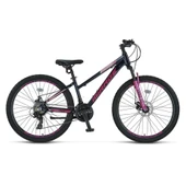ÜMİT 2664 MIRAGE BAYAN DAĞ BİSİKLETİ 357H 2D 26 JANT 21 VİTES SİYAH PEMBE - 1